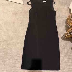 Chic Black Sleeveless Midi Dress